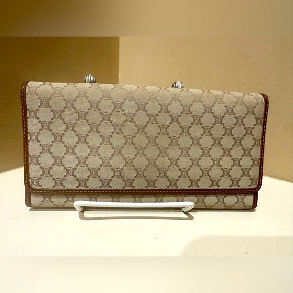 CELINE Macadam Long Leather Wallet - Picture 1 of 11